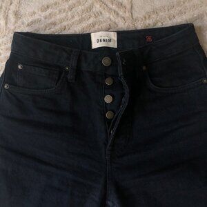 Sezane Brut Sexy Tall Jeans in Black Size 26/US2